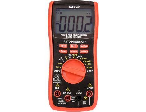 YATO - WIELOFUNKCYJNY MIERNIK CYFROWY TRUE RMS - YT-73085